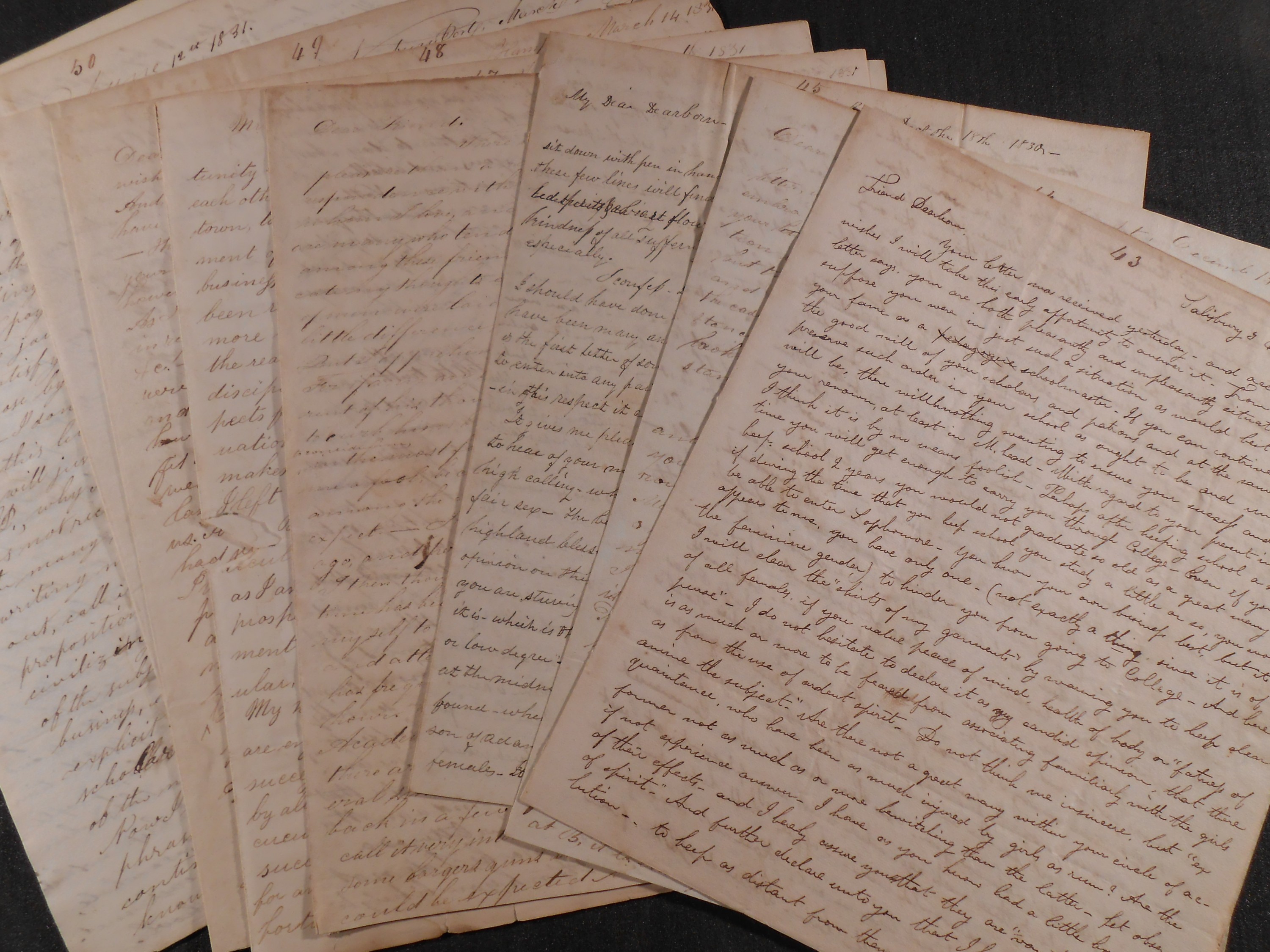 Dear Mr. Dearborn...