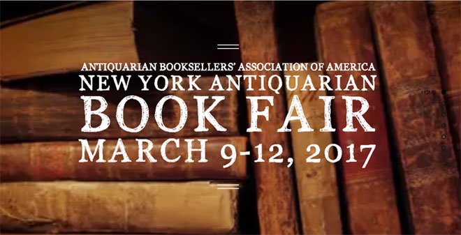 Ready for the New York Antiquarian Book Fair?