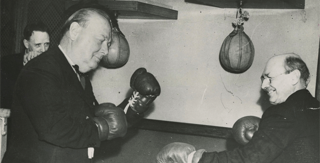 Two Pugnacious Personalities