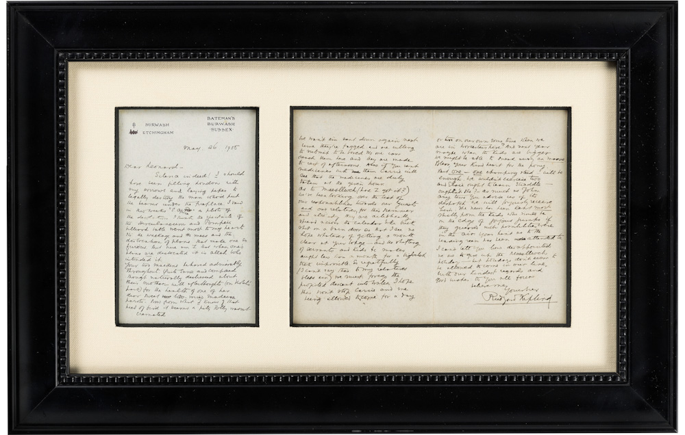 LITERARY MANUSCRIPTS & LETTERS Part 6