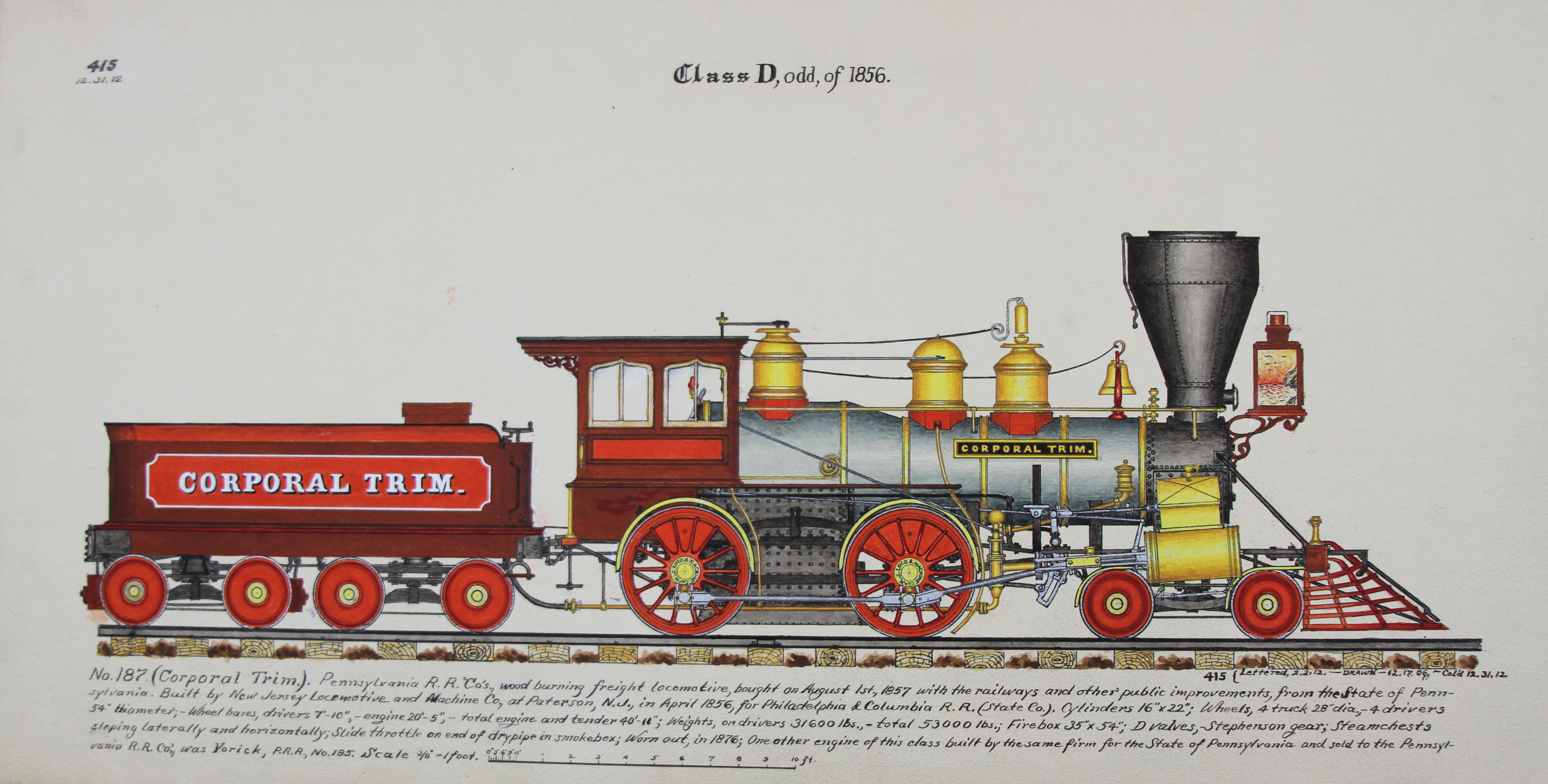 Catalog 180. The C. H. Caruthers Railroad & Transportation History Collection