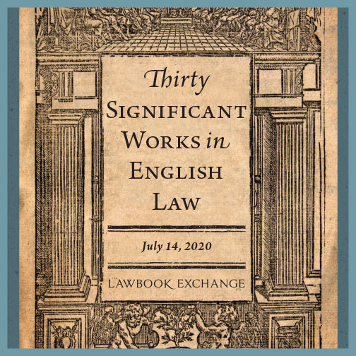 30 Significant Works in English Law