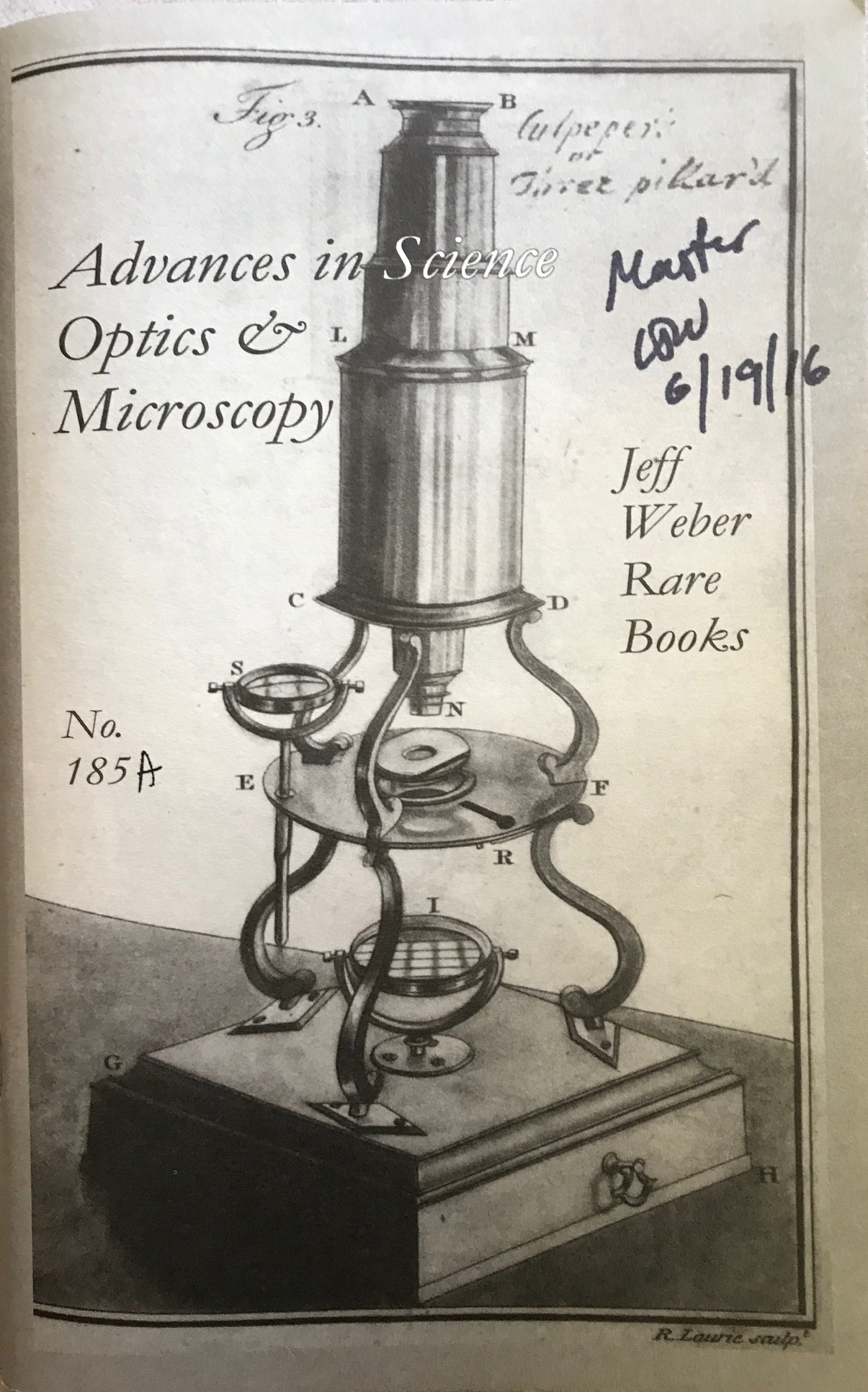 185-A: Advances in Science Optics & Microscopy
