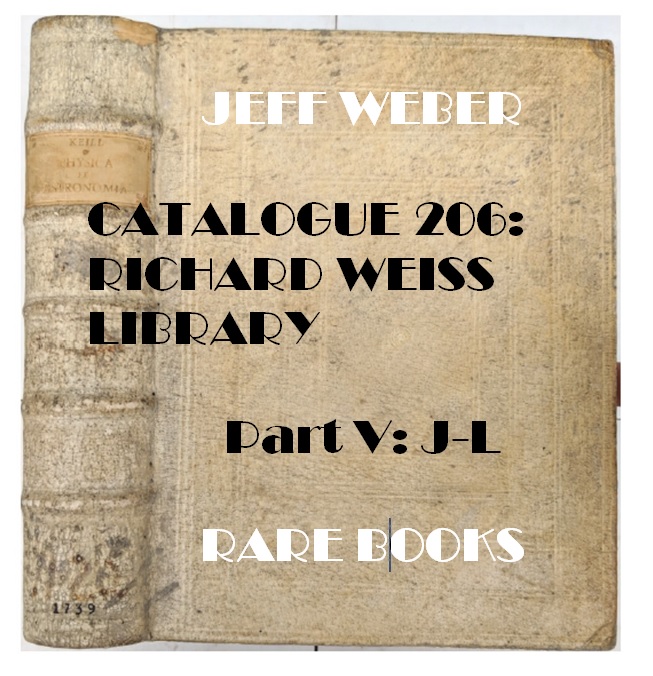 206: Richard Weiss Library on the Natural & Physical Science (part V: J-L)
