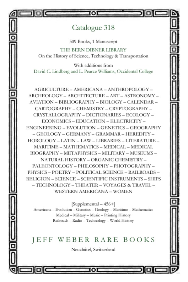 318: History of Science, Technology & Transportation