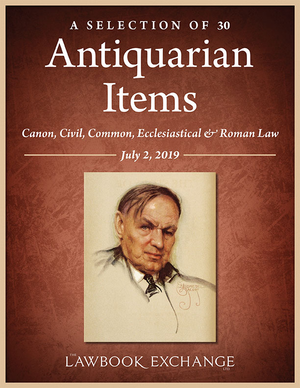 A Selection of 30 Antiquarian Items: Canon, Civil, Common, Ecclesiastical and Roman Law