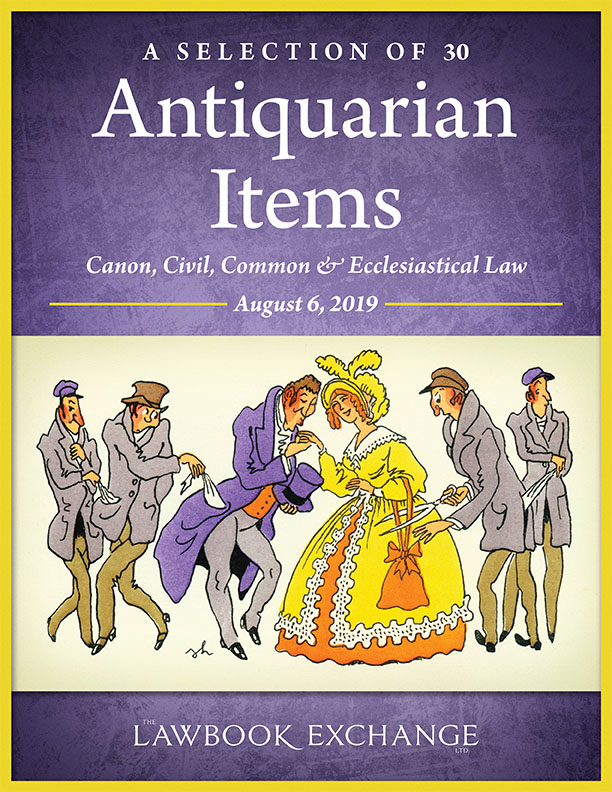 A Selection of 30 Antiquarian Items: Canon, Civil, Common and Ecclesiastical Law