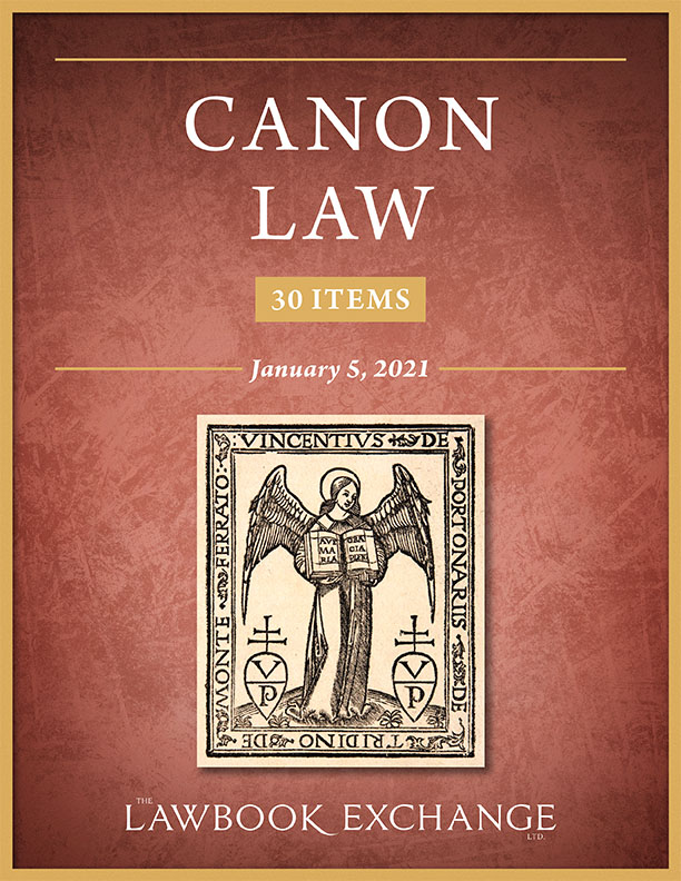 Canon Law: 30 Items