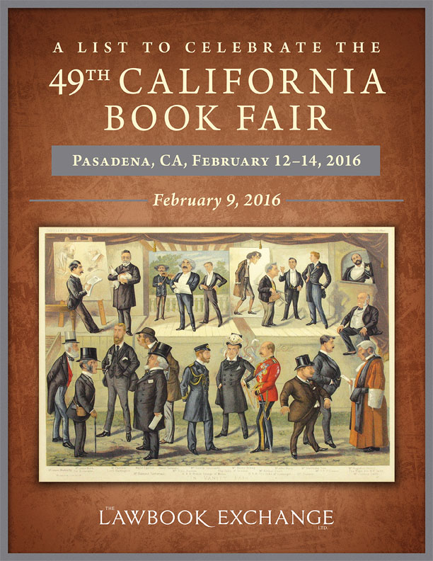 A List to Celebrate the 49th California Book Fair February 12-14, 2016