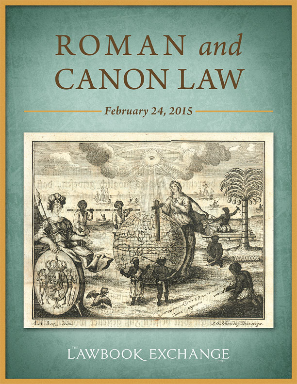 Roman and Canon Law, February 24, 2015
