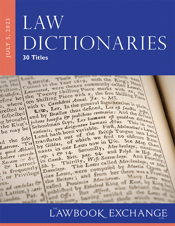 Law Dictionaries – 30 Titles
