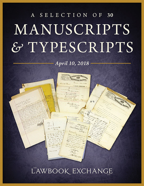 A Selection of 30 Manuscripts and Typescripts