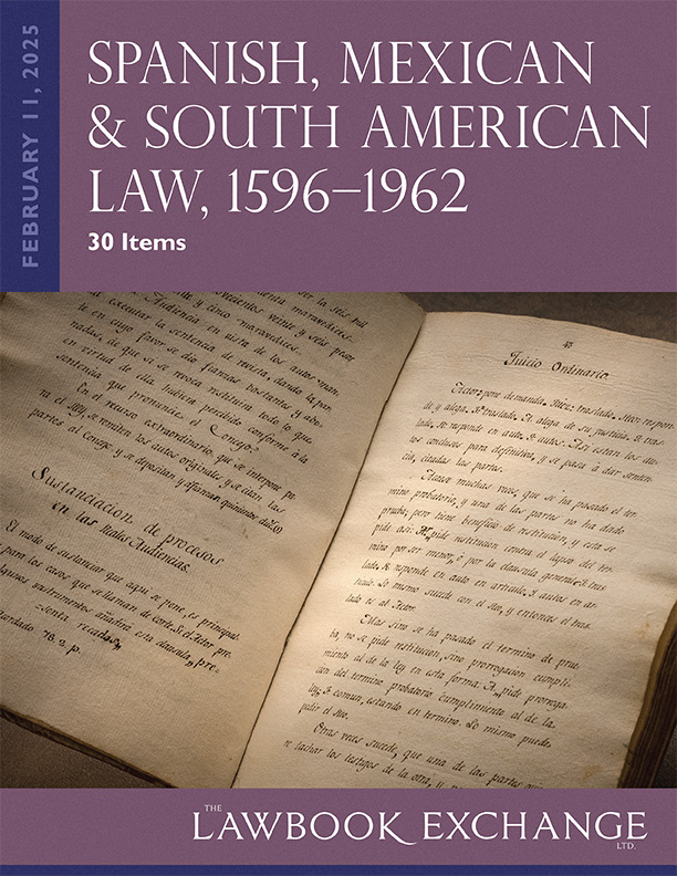 Spanish, Mexican & South American Law, 1596–1962