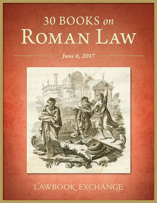 30 Books on Roman Law