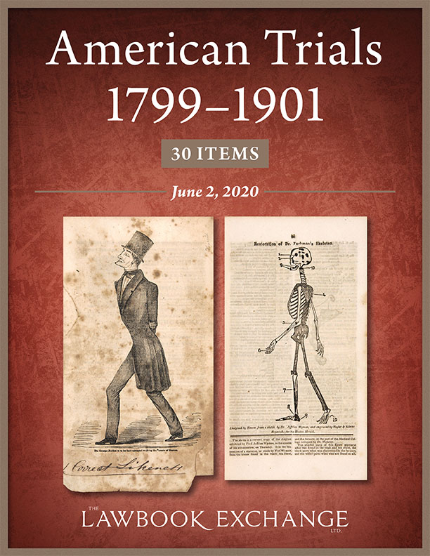 American Trials, 1799-1901: 30 Items