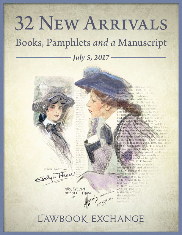 32 New Arrivals: Books, Pamphlets and a Manuscript