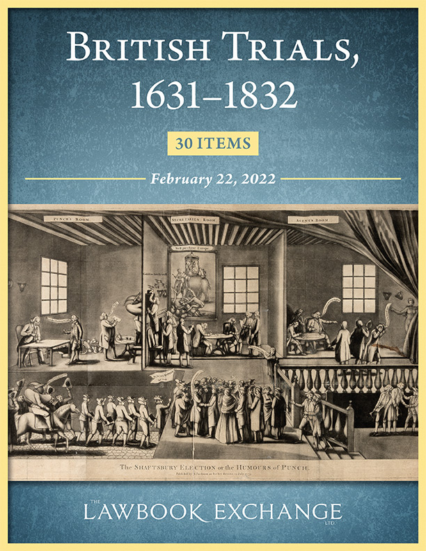 British Trials, 1631-1832 – 30 Items