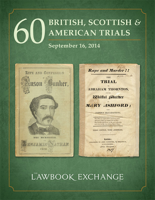 60 British, Scottish & American Trials, September 16, 2014