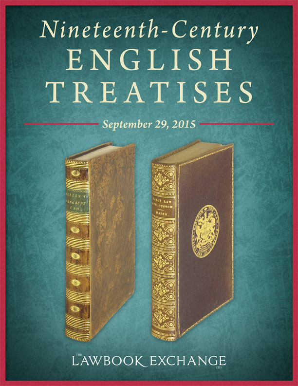 Nineteenth-Century English Treatises - September 29, 2015