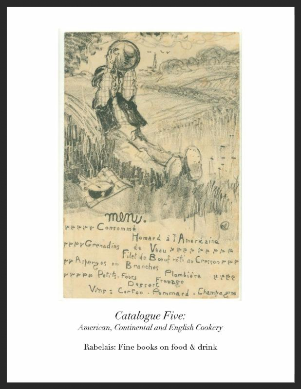 Catalogue Five: American, Continental, and English Cookery