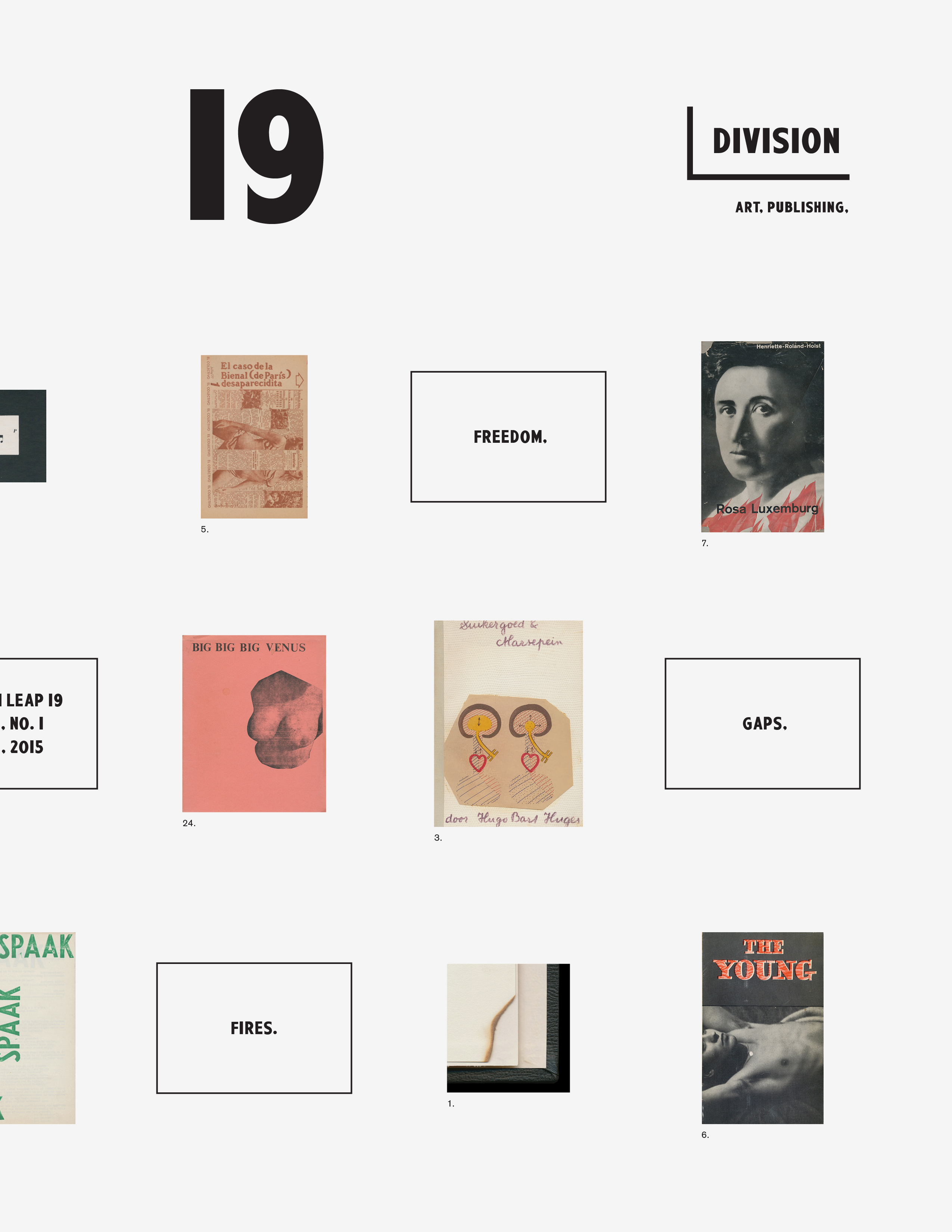 Catalog 19: Freedom Gaps Fires