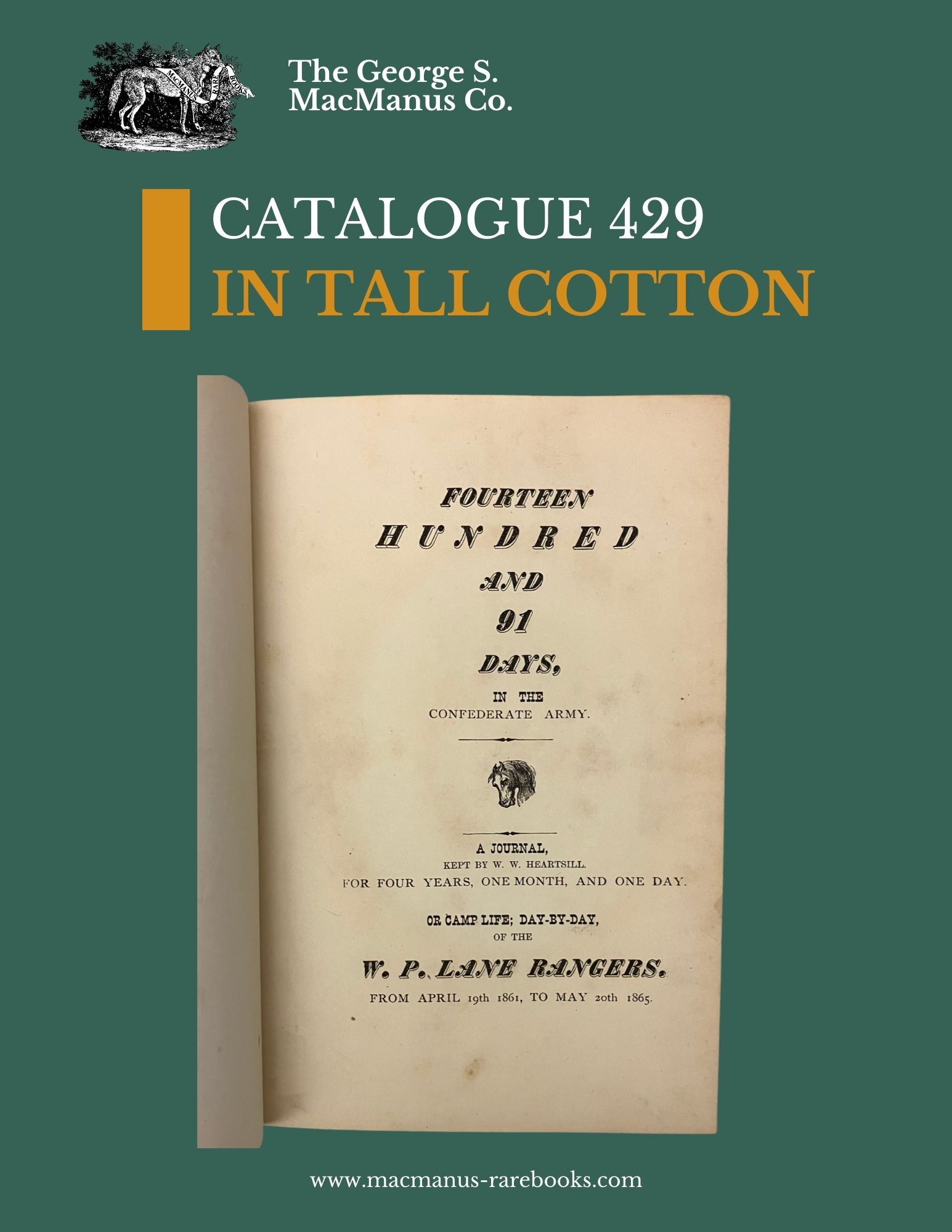 Catalogue 429: In Tall Cotton