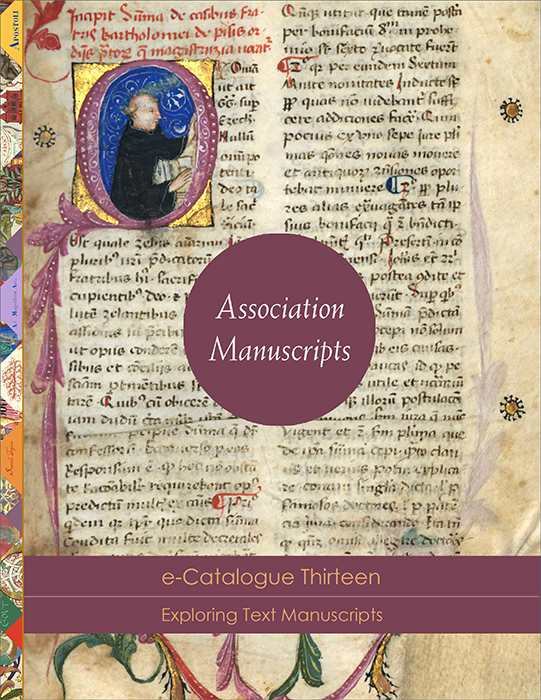 E-Catalogue Thirteen: Association Manuscripts