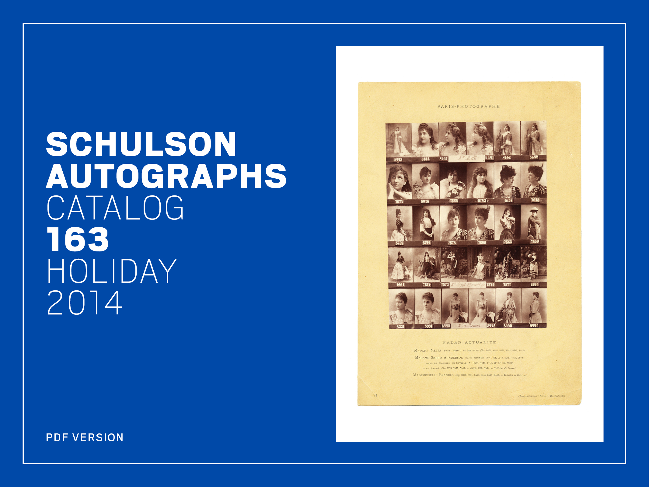 CATALOG 163 HOLIDAY 2014