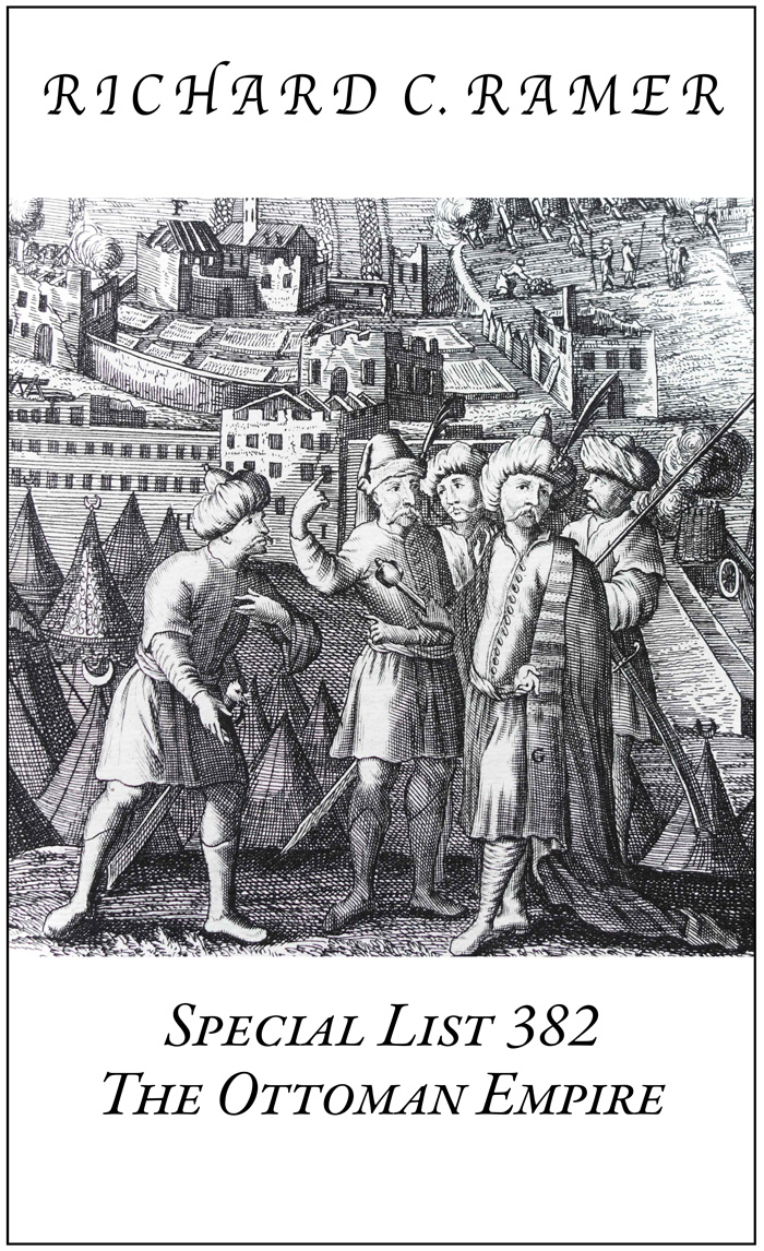 Special List 382: The Ottoman Empire