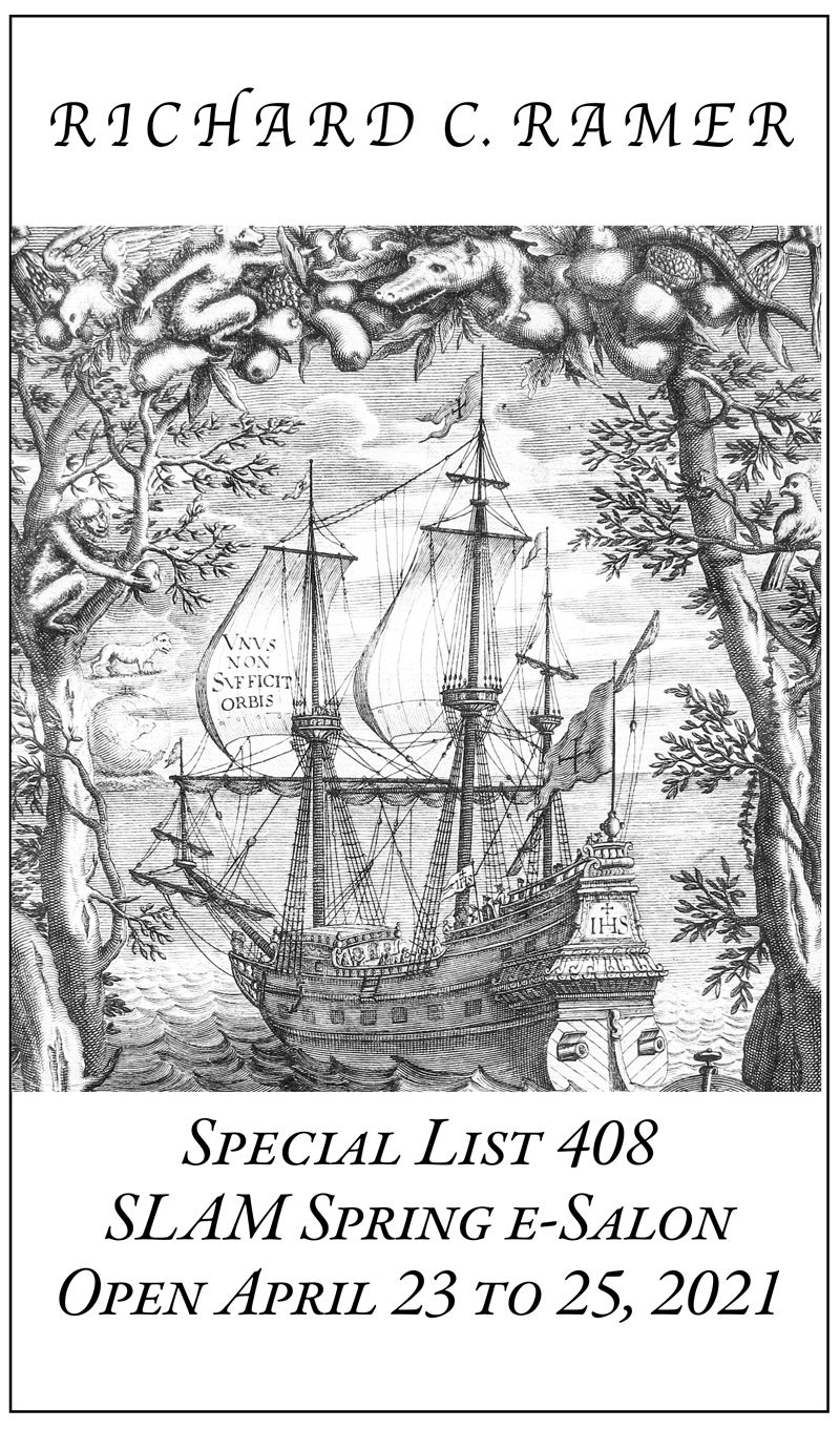 Special List 408: SLAM Spring e-Salon, Open April 23 to 25, 2021