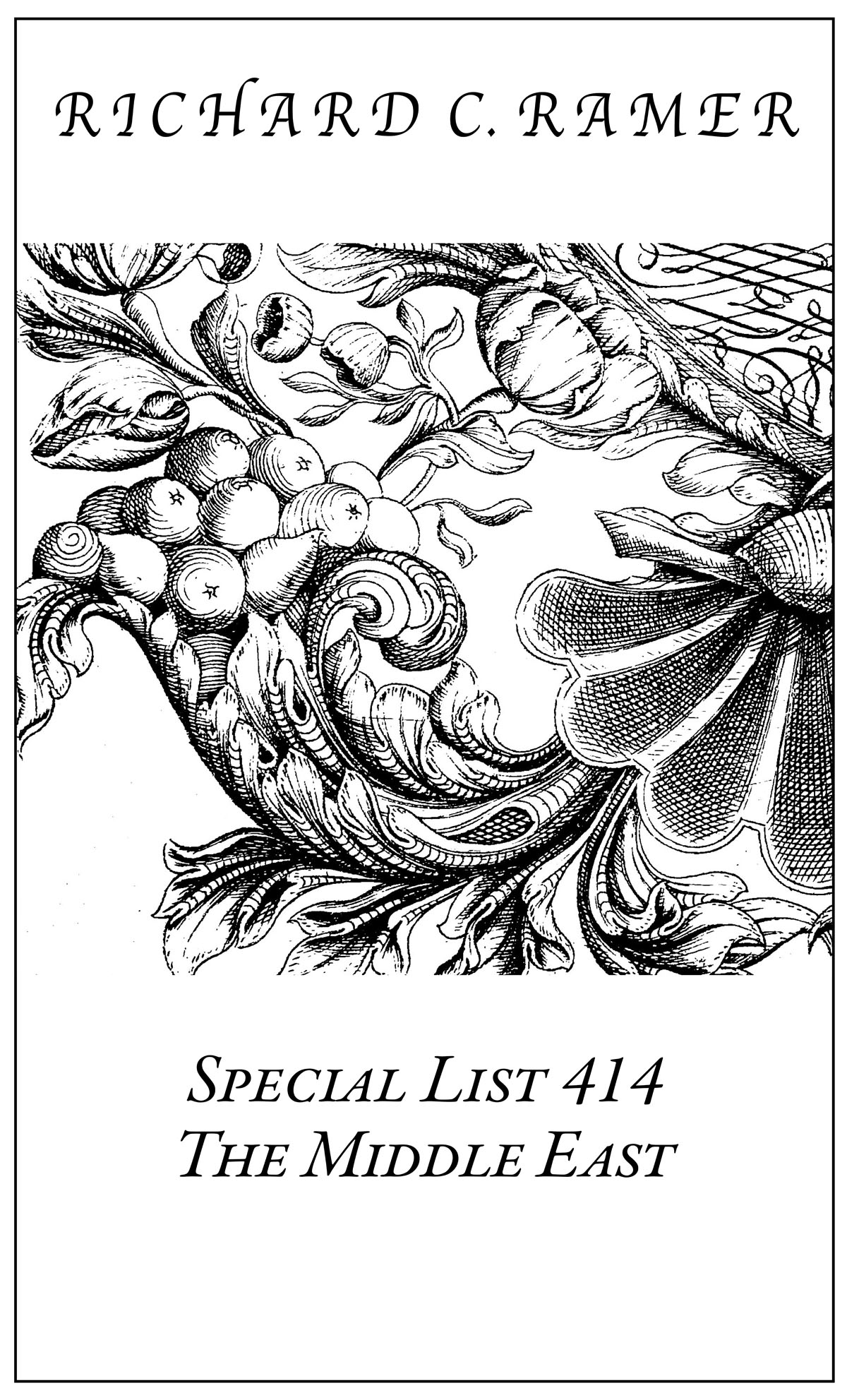 Special List 414: The Middle East