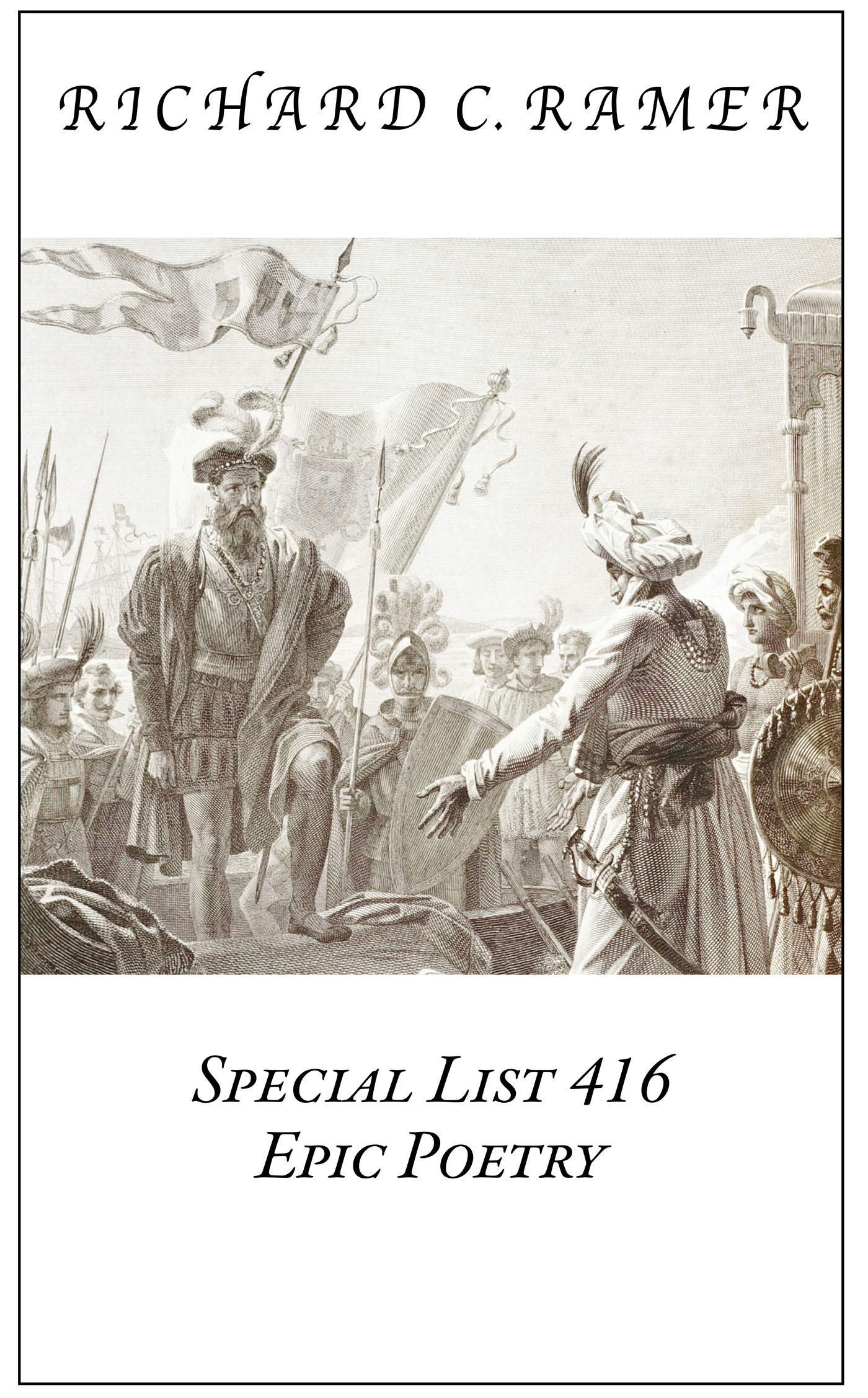 Special List 416: Epic Poetry