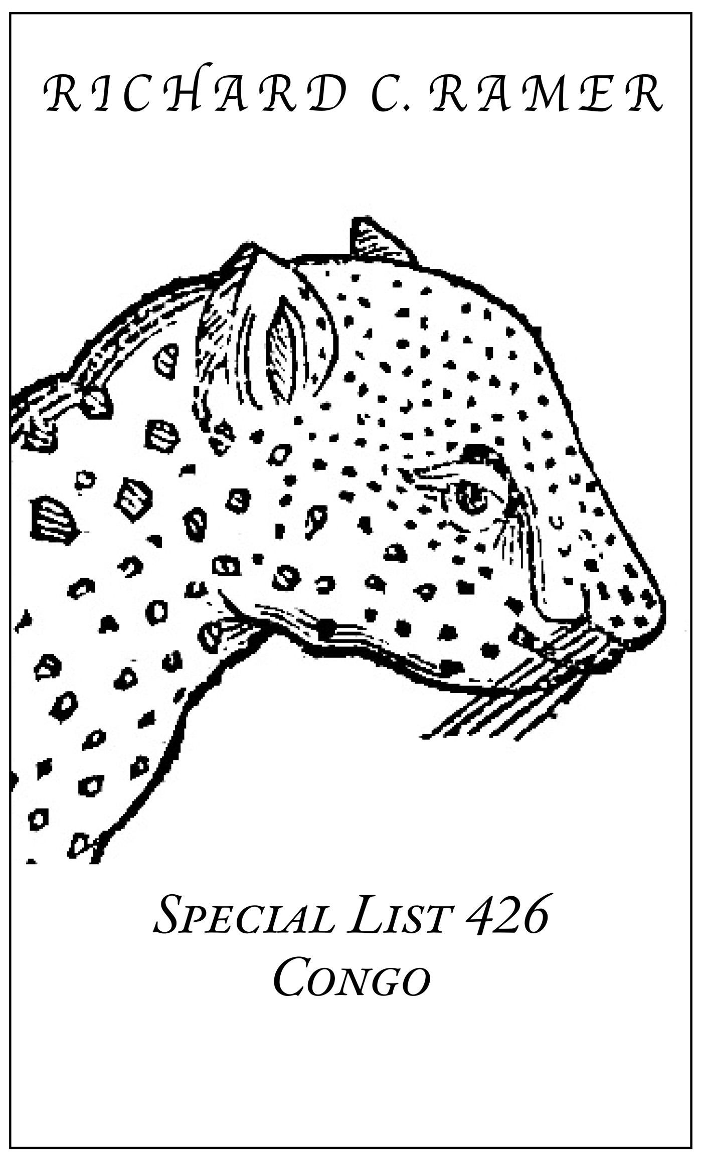 Special List 426: Congo