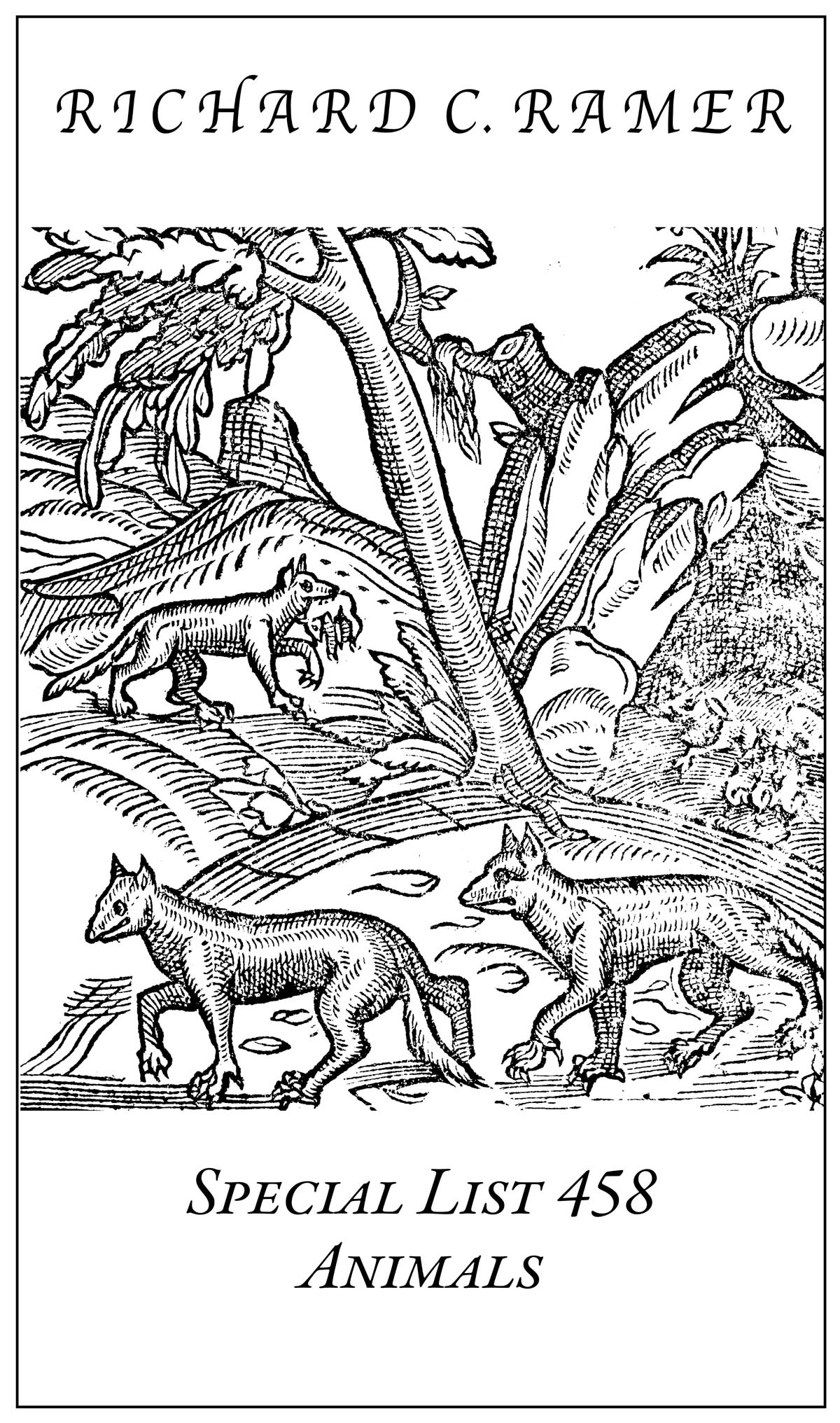 Special List 458: Animals