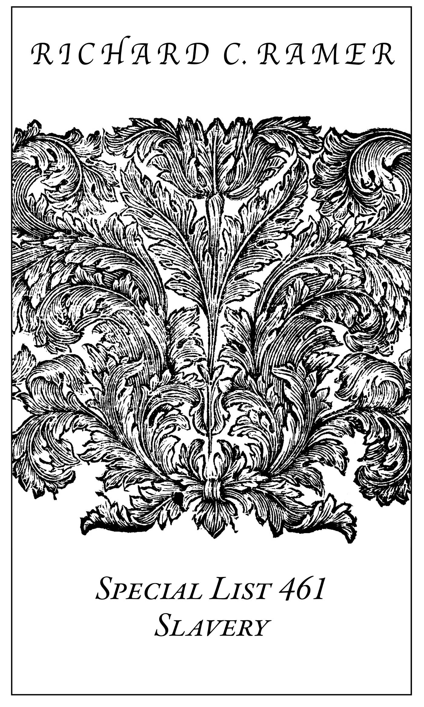 Special List 461: Slavery