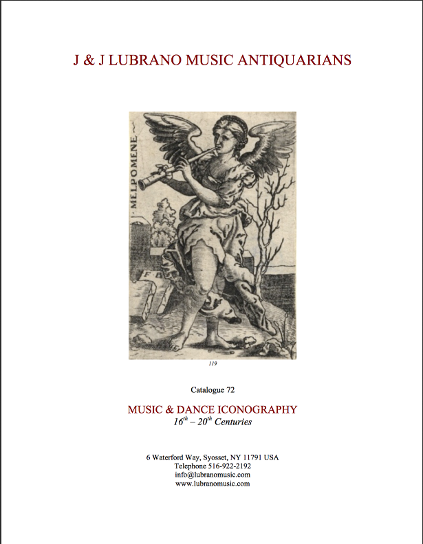 Music & Dance Iconography: 16th - 20th Centuries