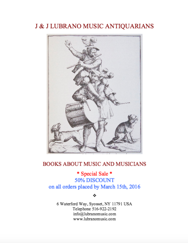 Books about Music and Musicians