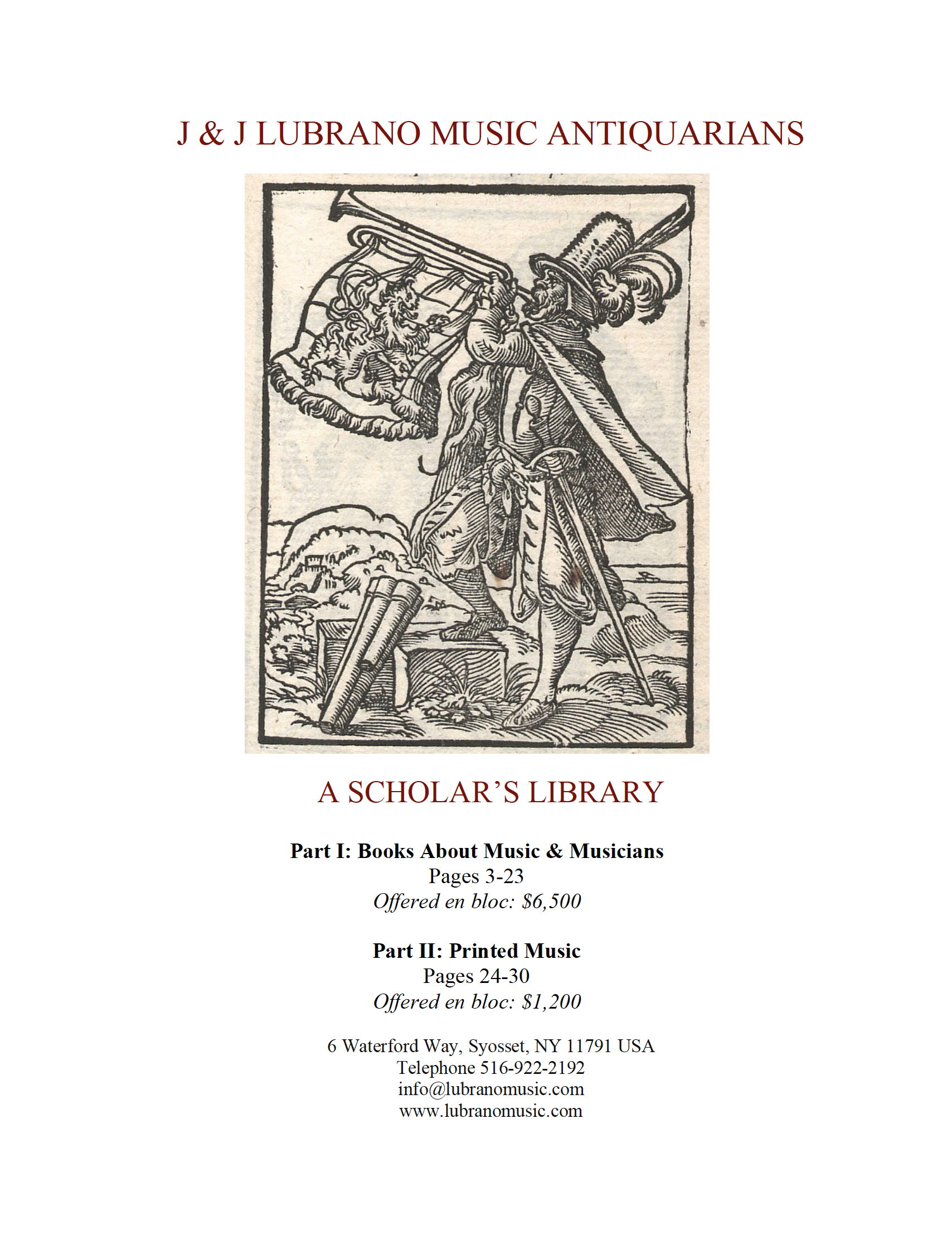 A Scholar’s Library