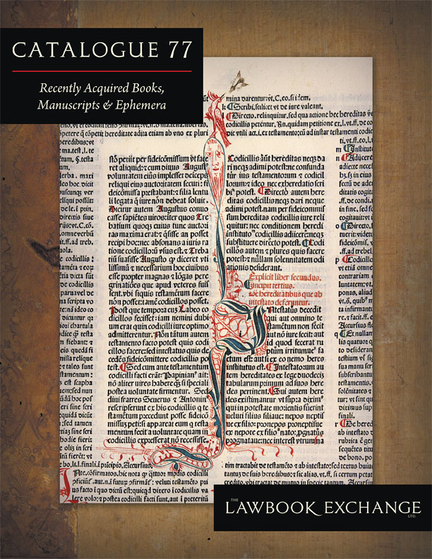 Catalogue 77: Recently Acquired Books, Manuscripts & Ephemera