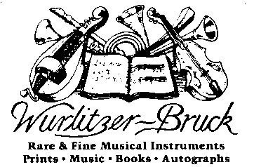 Wurlitzer-Bruck Music Antiquarians Logo